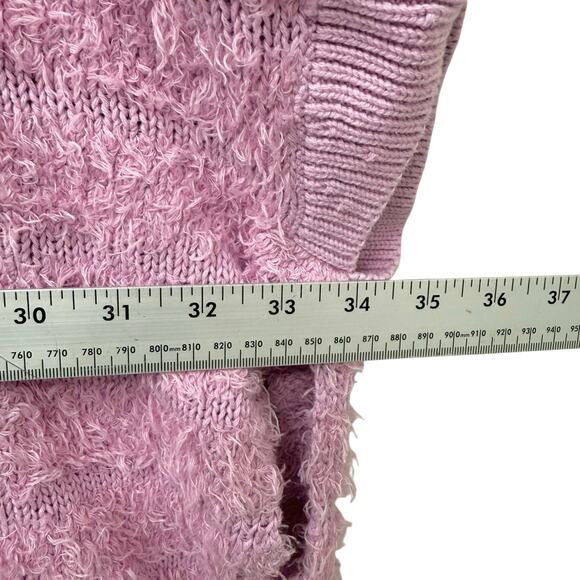 Free People Imani Sweater Pullover Coverup Pink Women’s‎ Size M/L - Picture 8 of 11